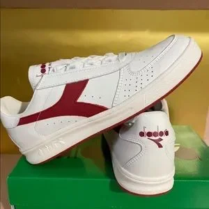 Diadora | Shoes | Diadora White Red Pepper Sneakers Size 95  display picture 2